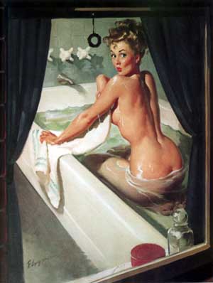 Elvgren, Jeepers Peepers, 1950.jpg